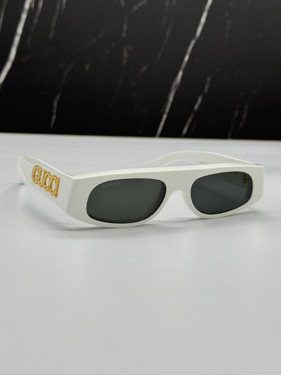 NEW GUCCI GG1771S 002 SUNGLASSES WHITE SQUARE WOMEN GUCCI EYEWEAR main image 10